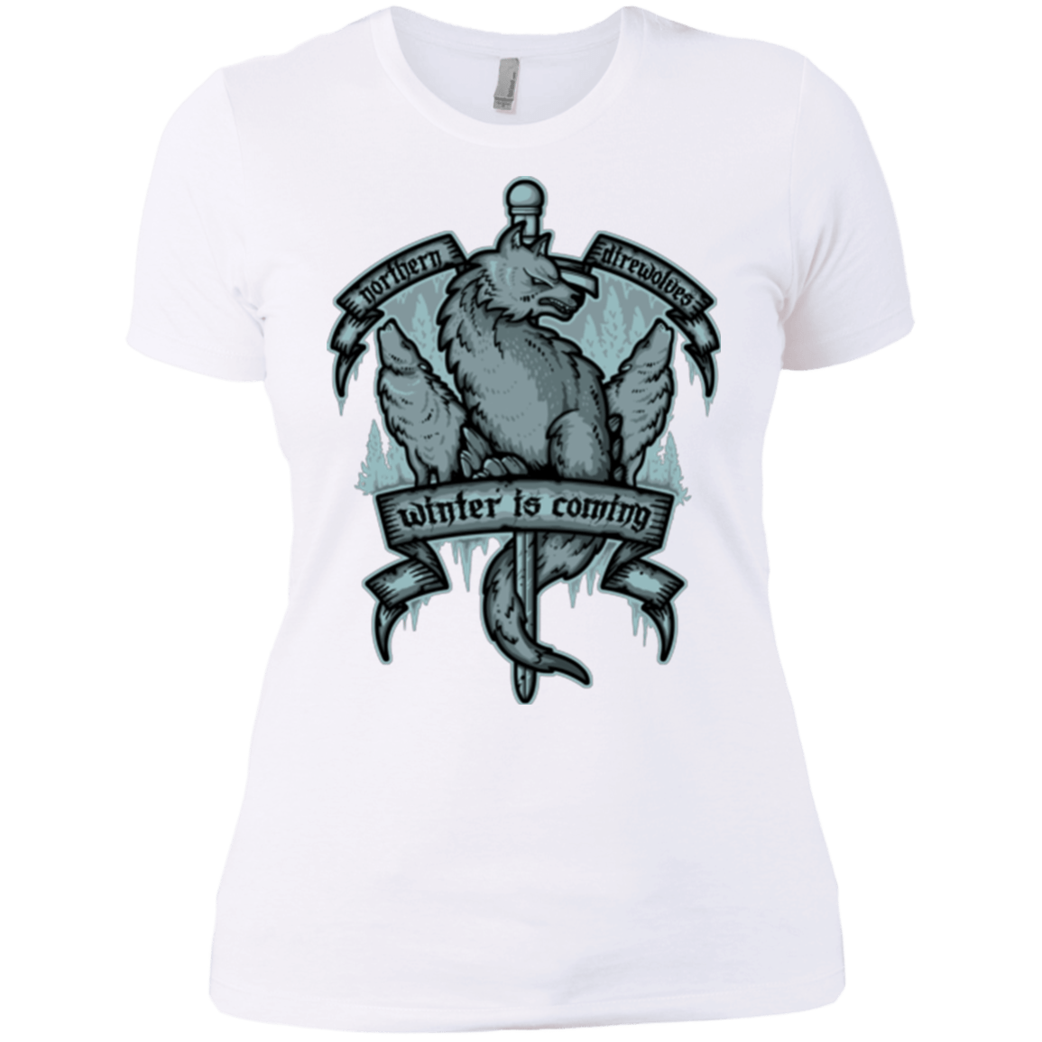 T-Shirts White / X-Small Northern Direwolves Women's Premium T-Shirt