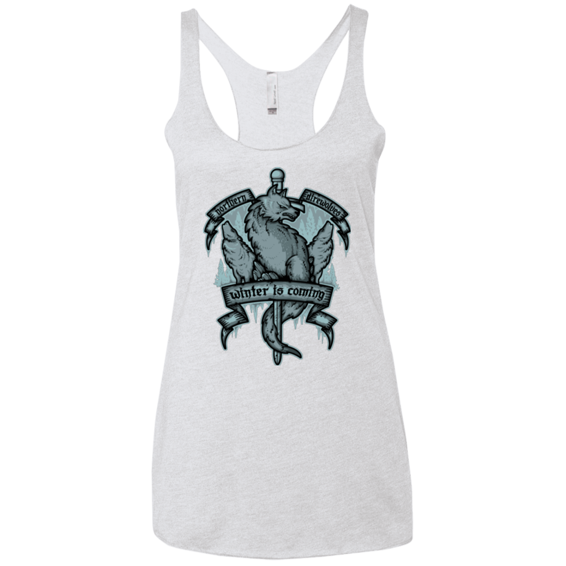 Northern Direwolves Women's Triblend Racerback Tank