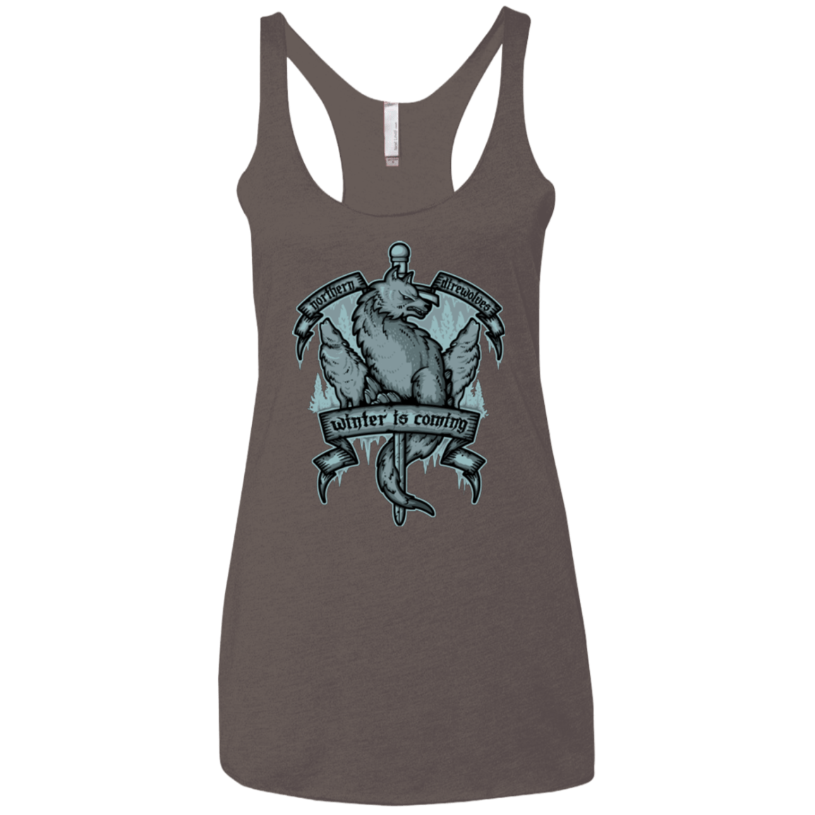 Northern Direwolves Women's Triblend Racerback Tank