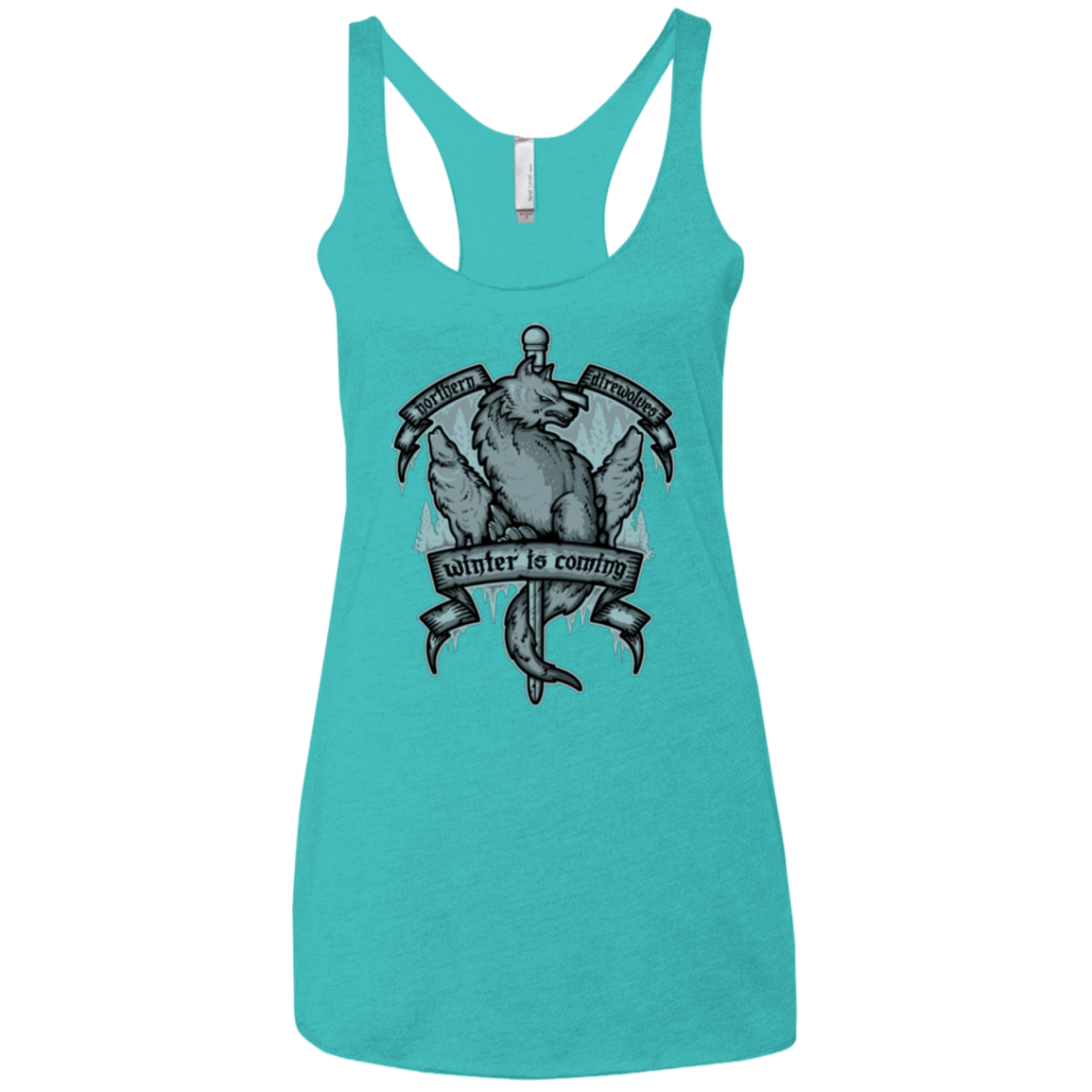 Northern Direwolves Women's Triblend Racerback Tank