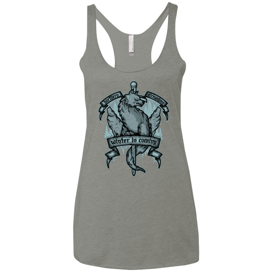 Northern Direwolves Women's Triblend Racerback Tank