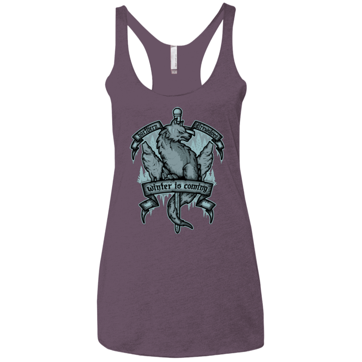 Northern Direwolves Women's Triblend Racerback Tank