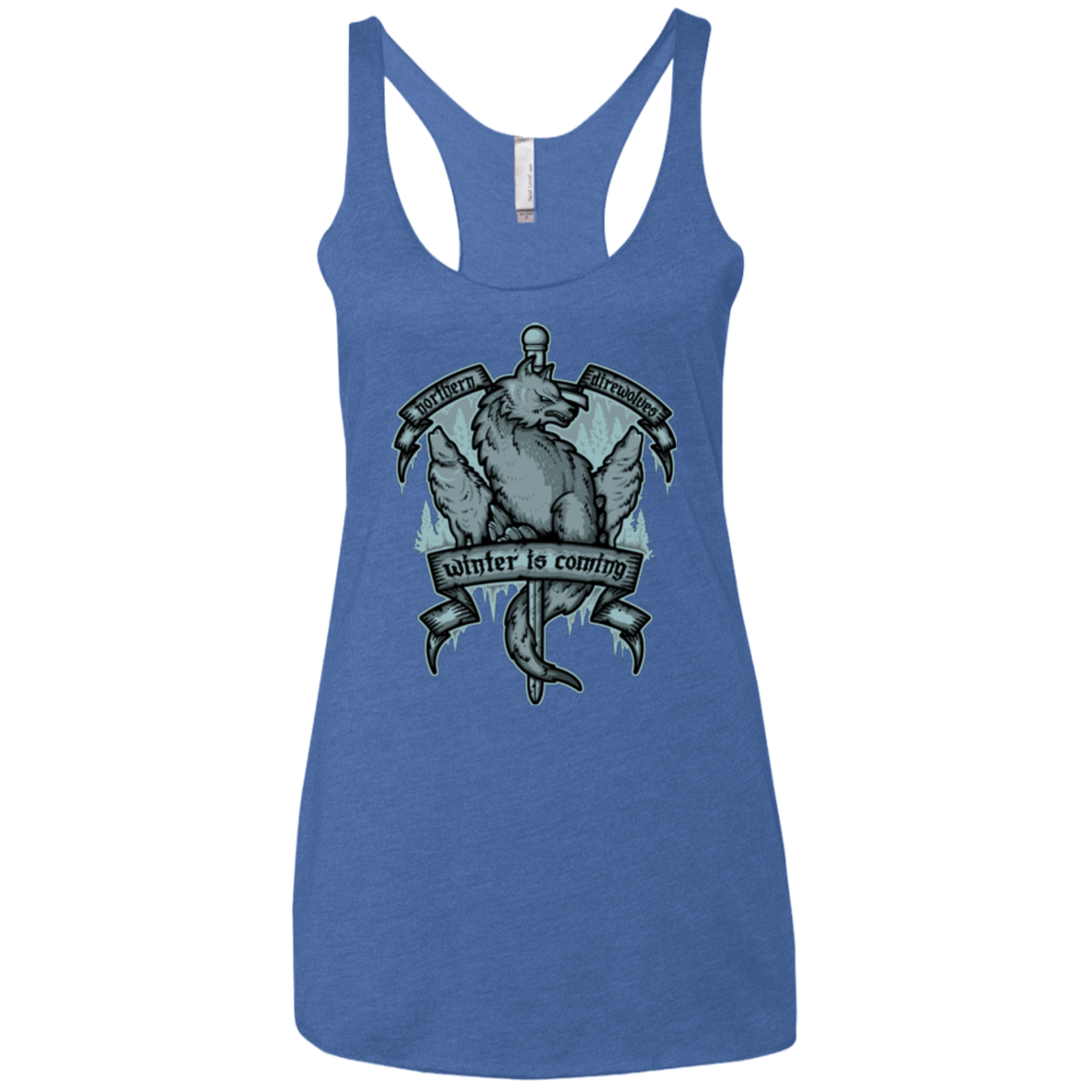 Northern Direwolves Women's Triblend Racerback Tank