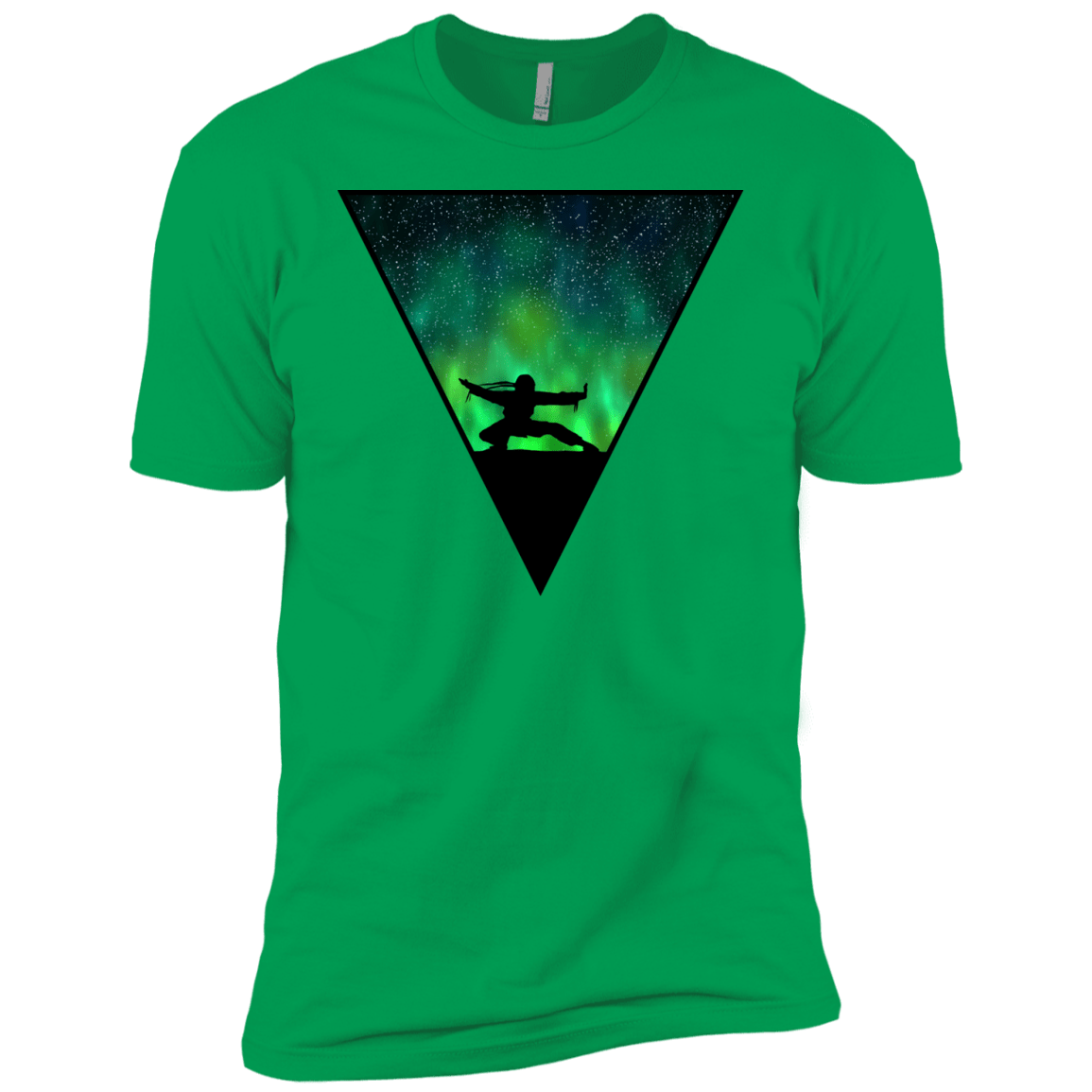 T-Shirts Kelly Green / YXS Northern Lights Pose Boys Premium T-Shirt