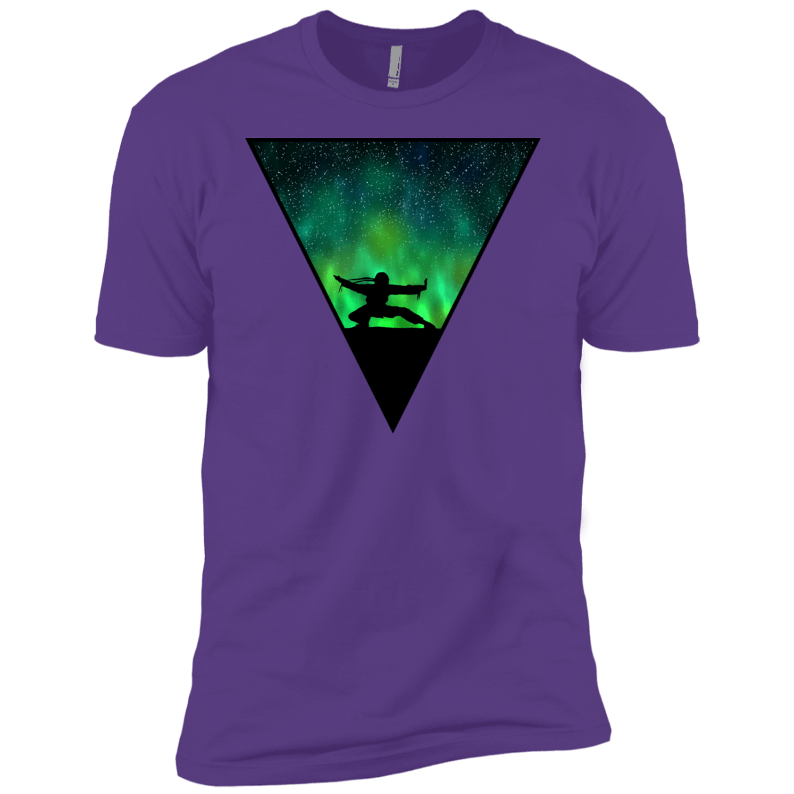 T-Shirts Purple Rush / YXS Northern Lights Pose Boys Premium T-Shirt