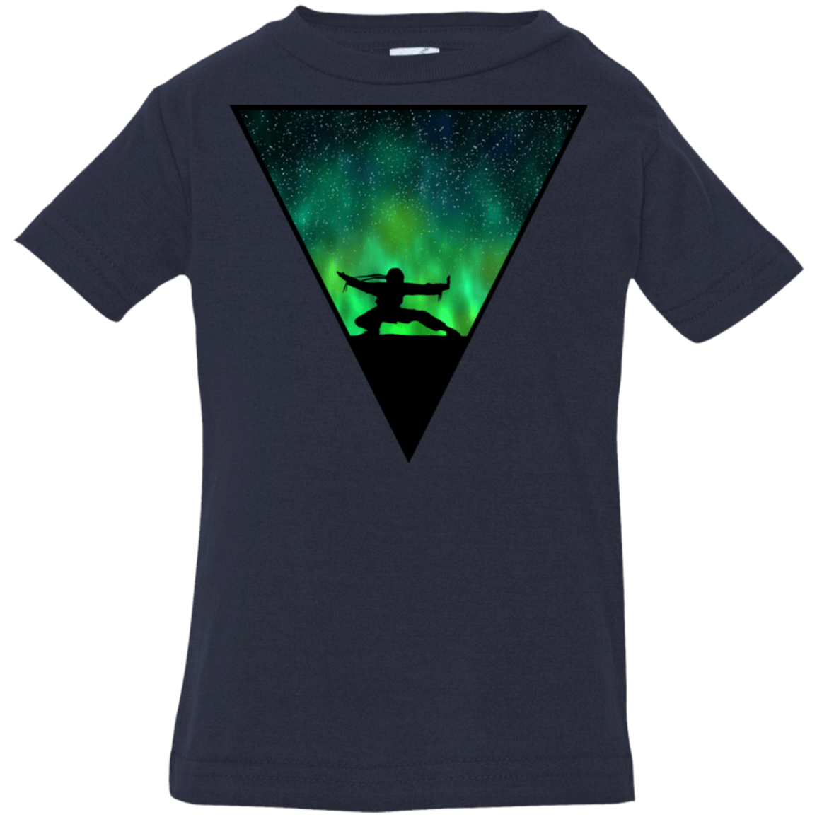 T-Shirts Navy / 6 Months Northern Lights Pose Infant Premium T-Shirt