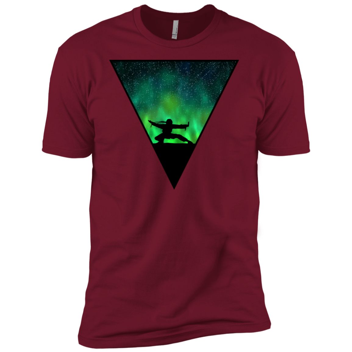 T-Shirts Cardinal / X-Small Northern Lights Pose Men's Premium T-Shirt