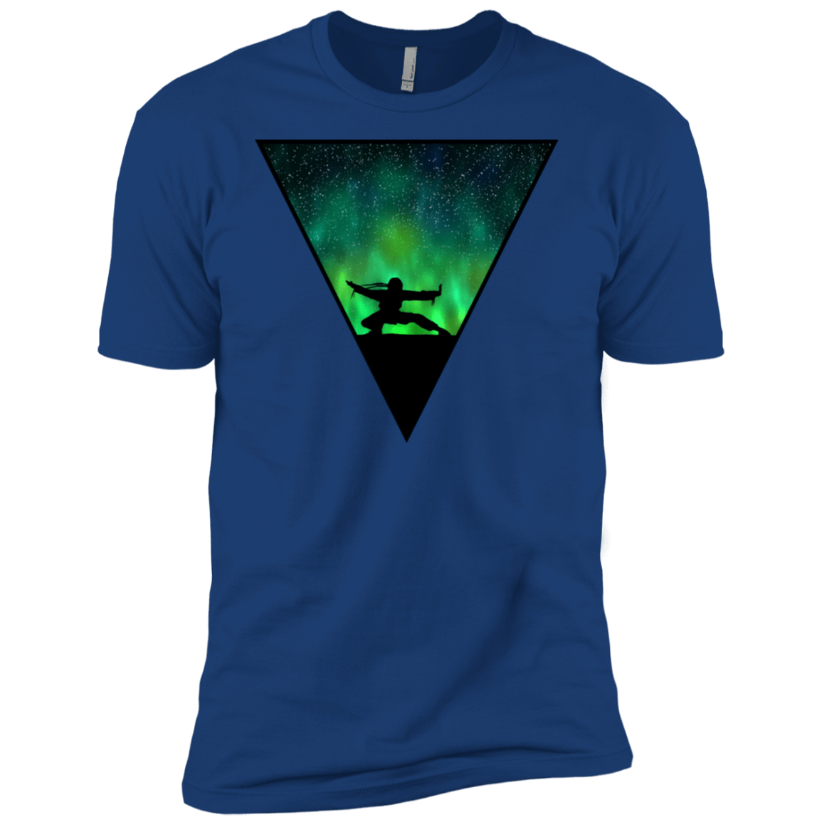 T-Shirts Royal / X-Small Northern Lights Pose Men's Premium T-Shirt