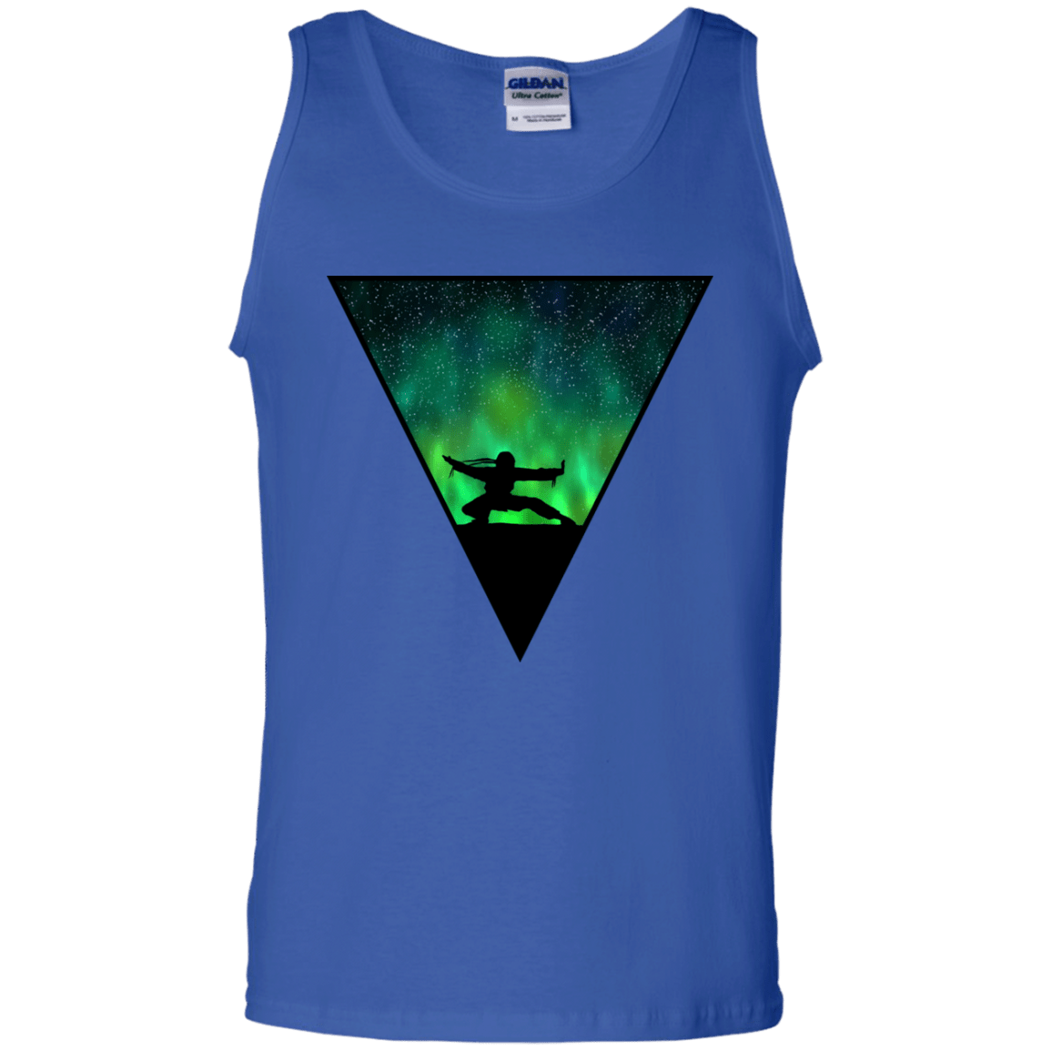 T-Shirts Royal / S Northern Lights Pose Men's Tank Top