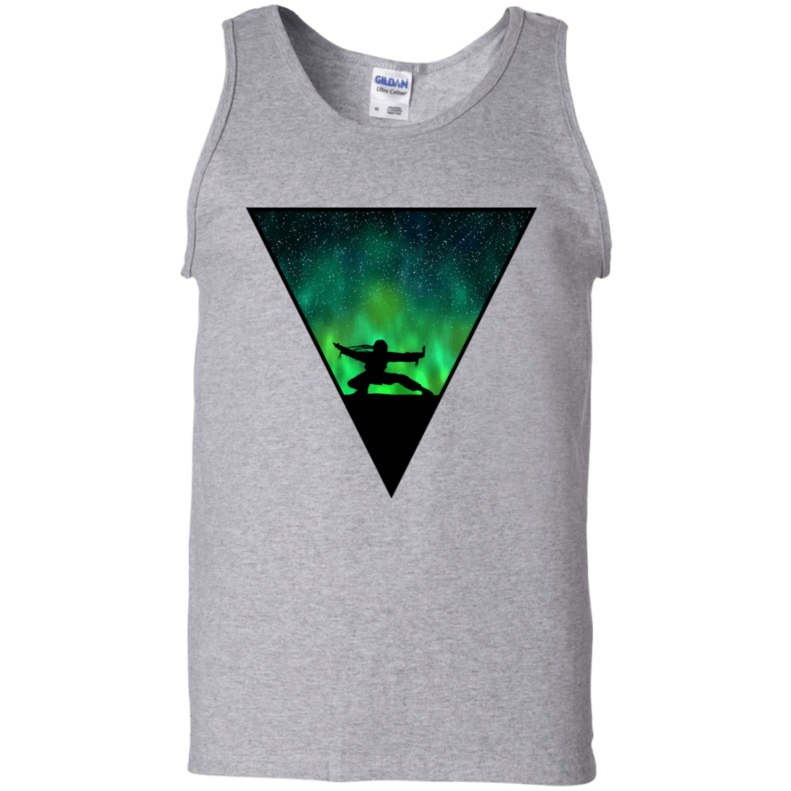T-Shirts Sport Grey / S Northern Lights Pose Men's Tank Top