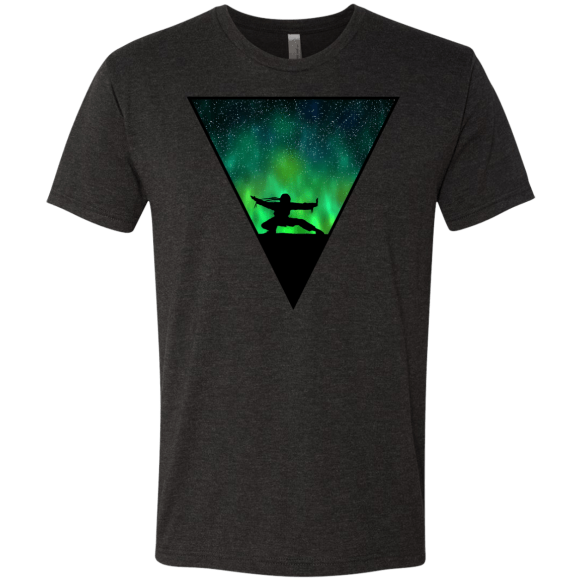 T-Shirts Vintage Black / S Northern Lights Pose Men's Triblend T-Shirt