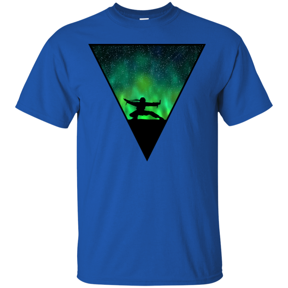 T-Shirts Royal / S Northern Lights Pose T-Shirt