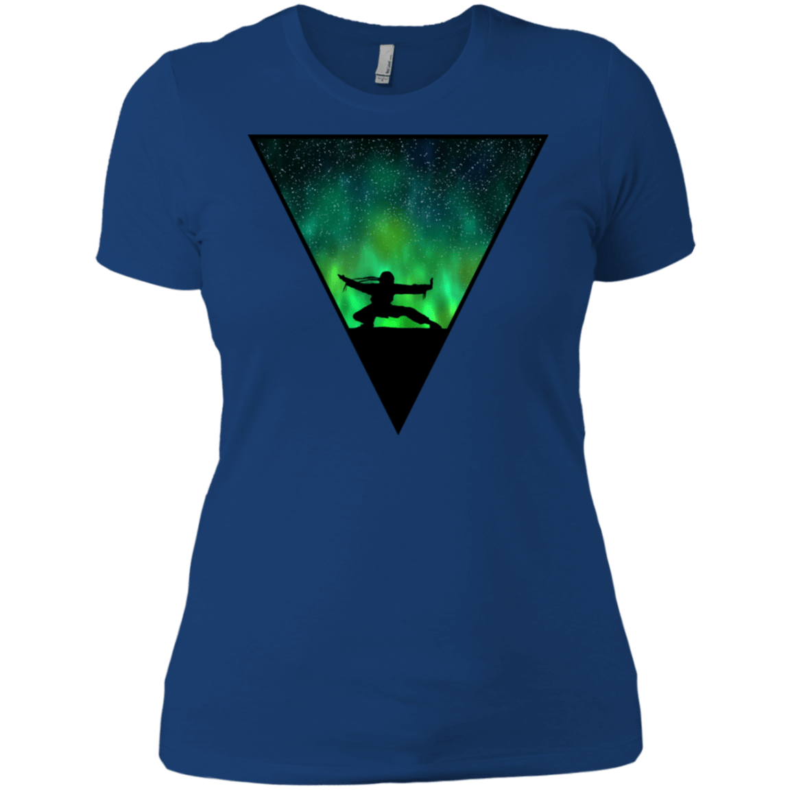 T-Shirts Royal / X-Small Northern Lights Pose Women's Premium T-Shirt