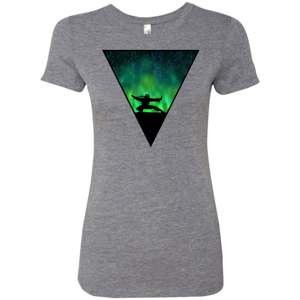 T-Shirts Premium Heather / S Northern Lights Pose Women's Triblend T-Shirt