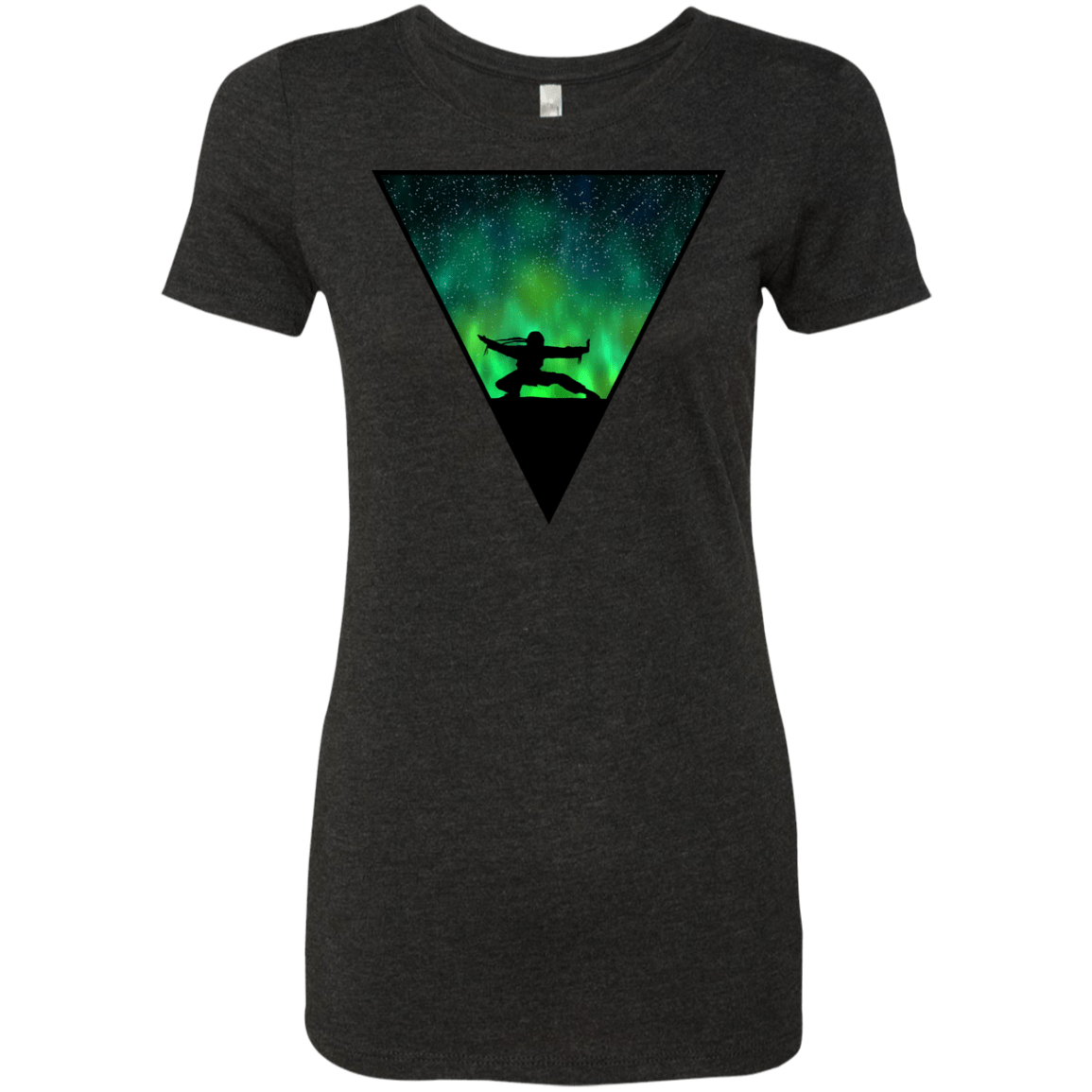 T-Shirts Vintage Black / S Northern Lights Pose Women's Triblend T-Shirt