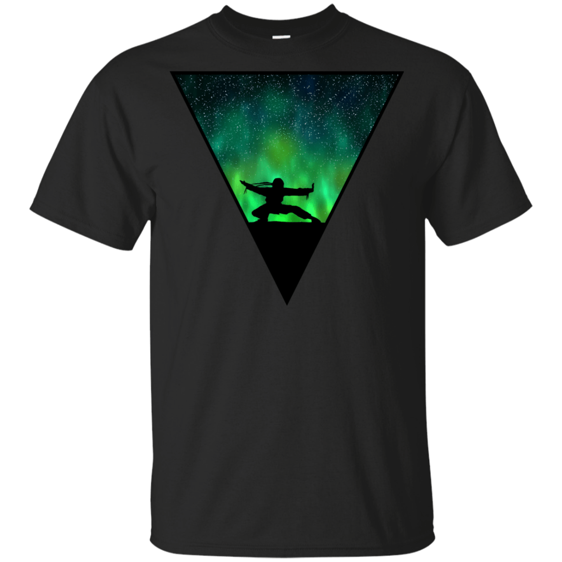 T-Shirts Black / YXS Northern Lights Pose Youth T-Shirt