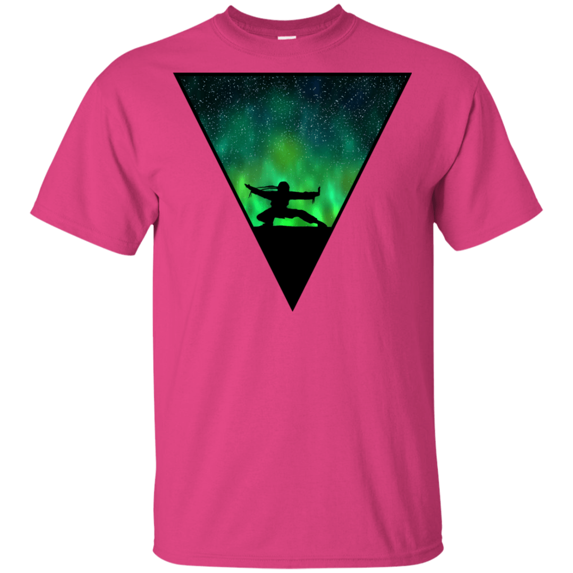 T-Shirts Heliconia / YXS Northern Lights Pose Youth T-Shirt