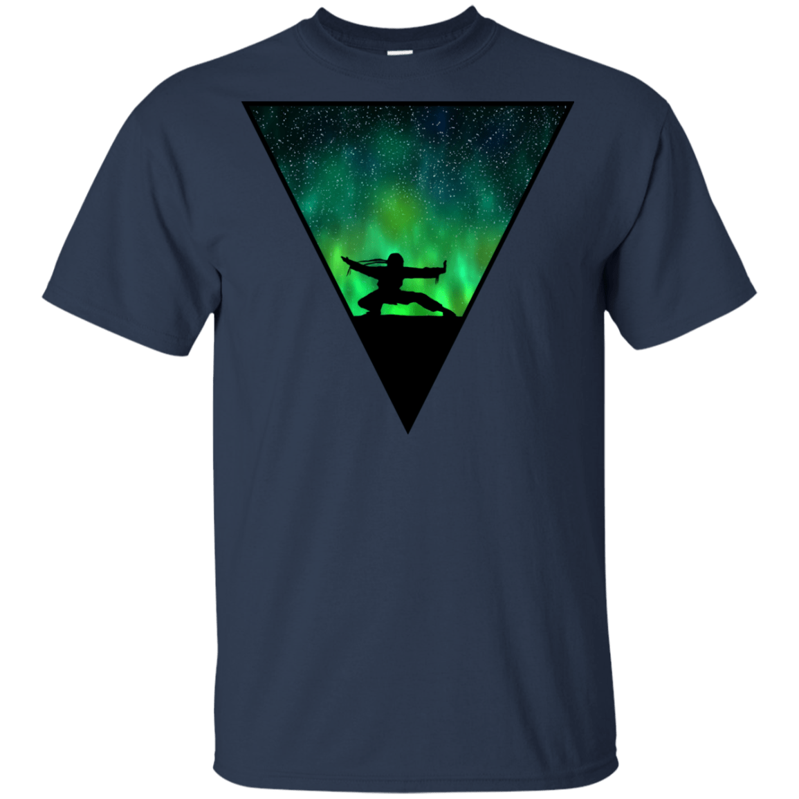 T-Shirts Navy / YXS Northern Lights Pose Youth T-Shirt