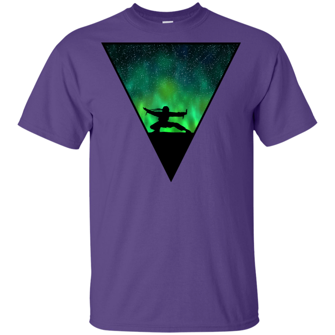 T-Shirts Purple / YXS Northern Lights Pose Youth T-Shirt