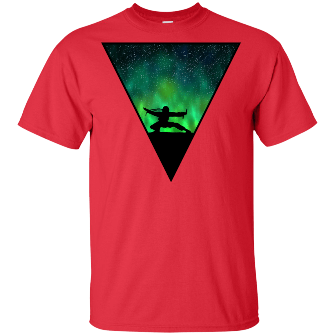 T-Shirts Red / YXS Northern Lights Pose Youth T-Shirt