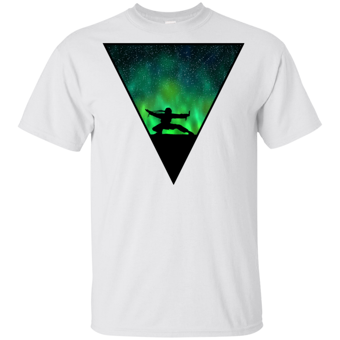 T-Shirts White / YXS Northern Lights Pose Youth T-Shirt