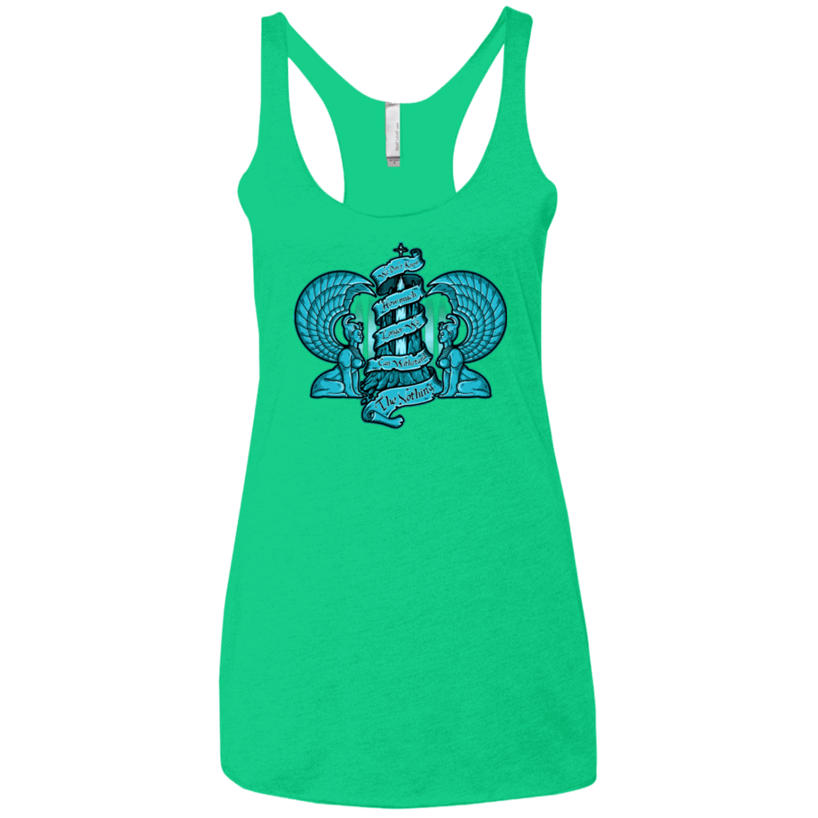 T-Shirts Envy / X-Small NORTHERN ORACLE Women's Triblend Racerback Tank