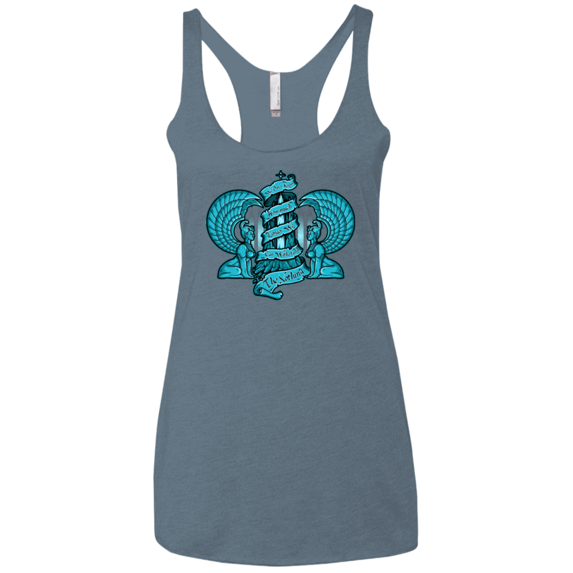 T-Shirts Indigo / X-Small NORTHERN ORACLE Women's Triblend Racerback Tank