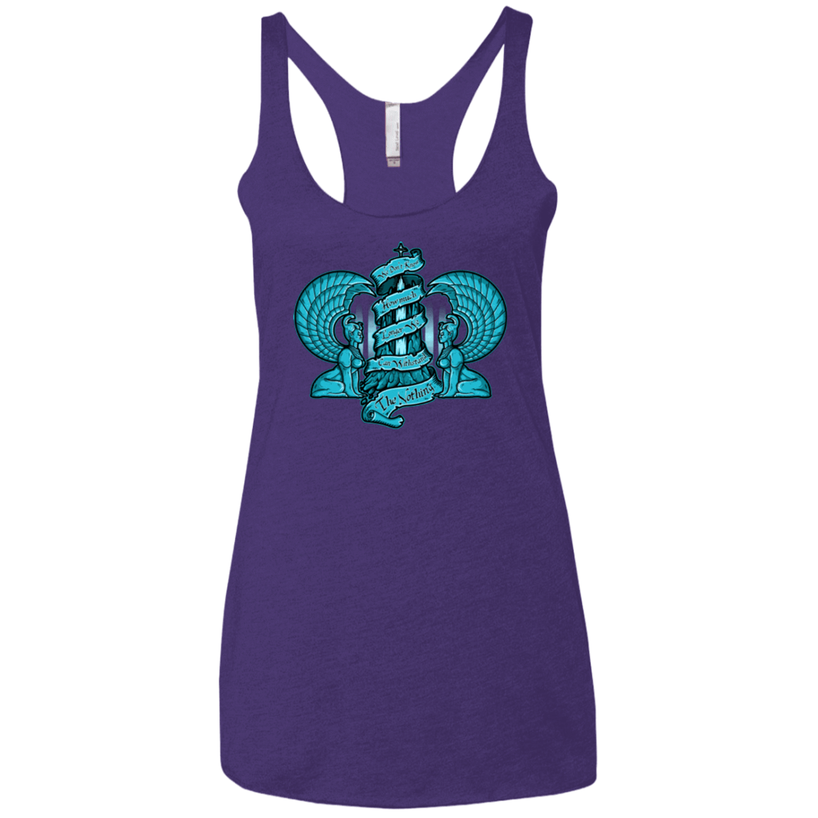 T-Shirts Purple / X-Small NORTHERN ORACLE Women's Triblend Racerback Tank