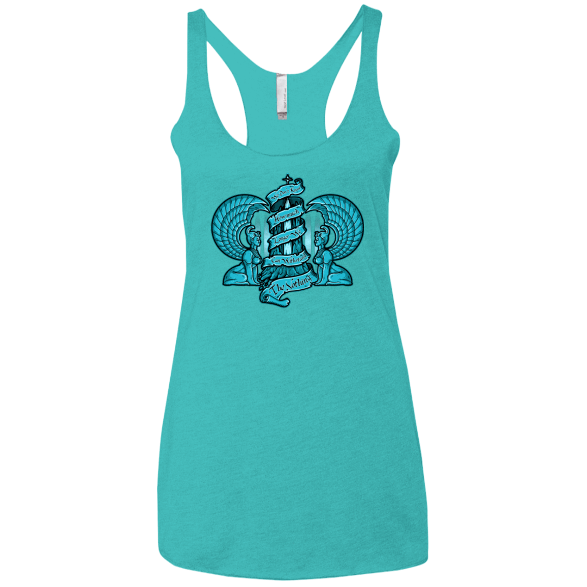 T-Shirts Tahiti Blue / X-Small NORTHERN ORACLE Women's Triblend Racerback Tank