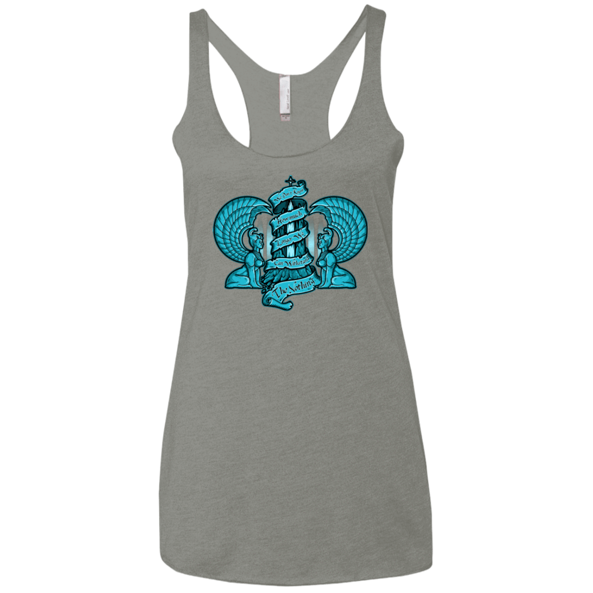 T-Shirts Venetian Grey / X-Small NORTHERN ORACLE Women's Triblend Racerback Tank