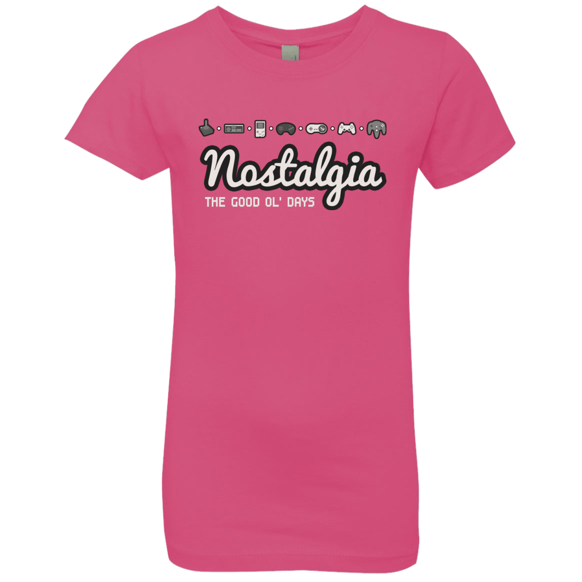 T-Shirts Hot Pink / YXS Nostalgia Girls Premium T-Shirt