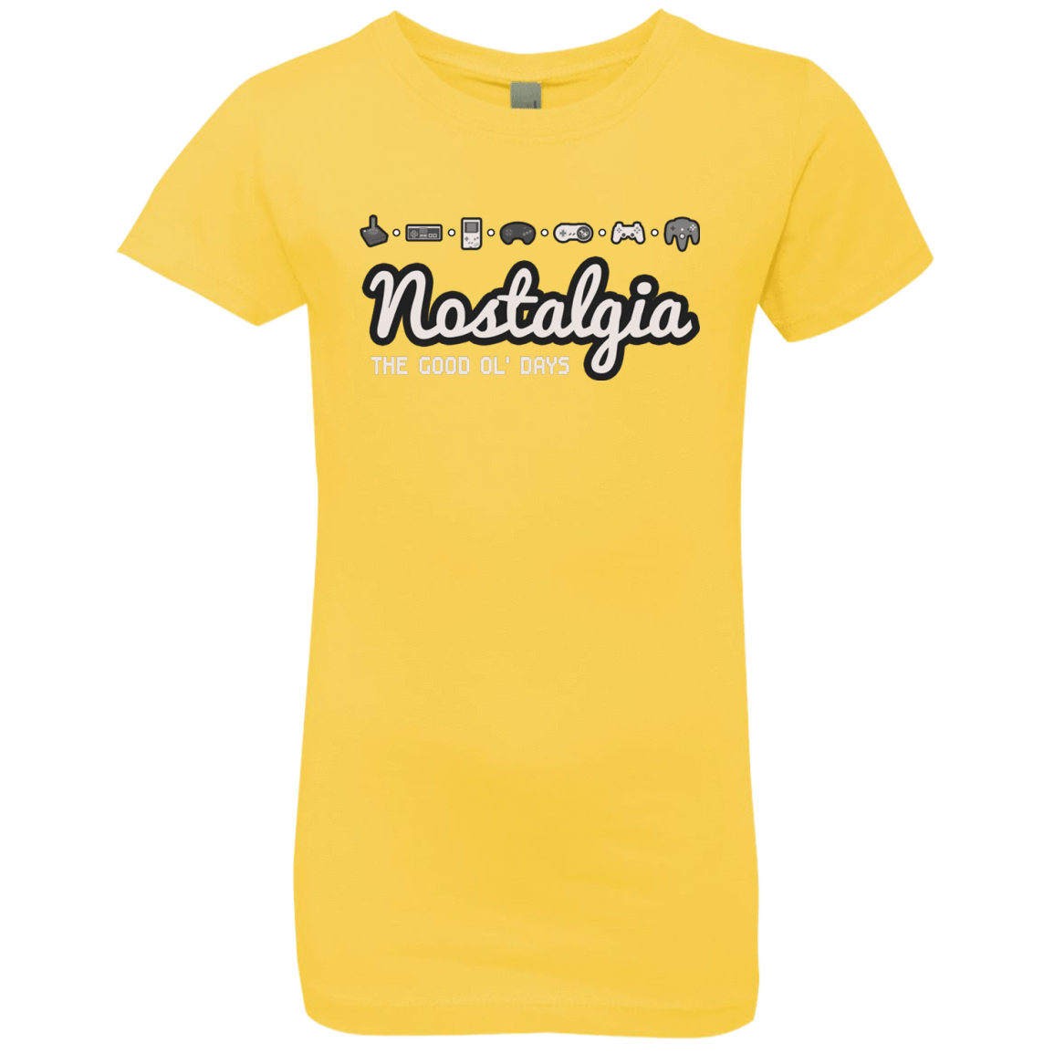 T-Shirts Vibrant Yellow / YXS Nostalgia Girls Premium T-Shirt