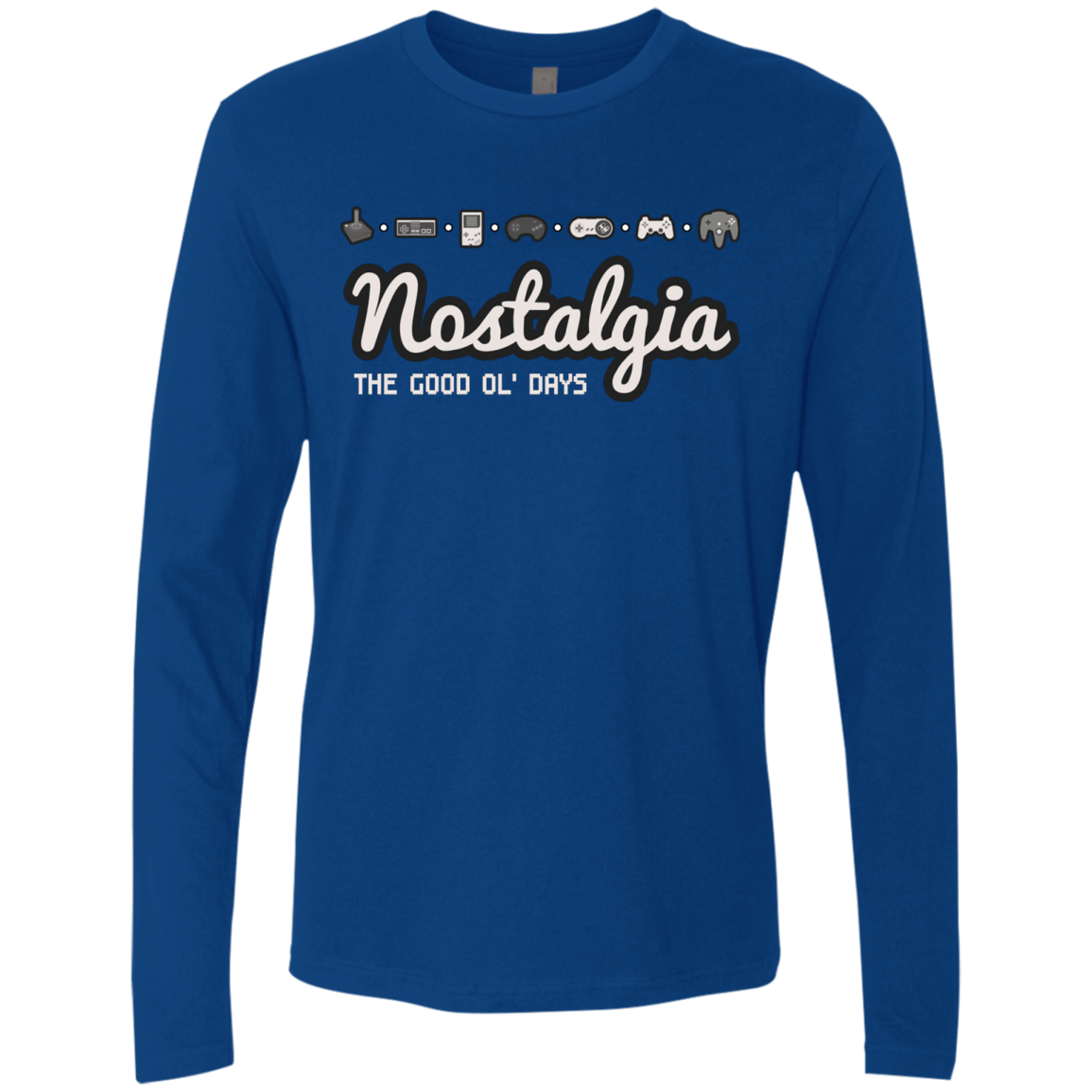 T-Shirts Royal / Small Nostalgia Men's Premium Long Sleeve