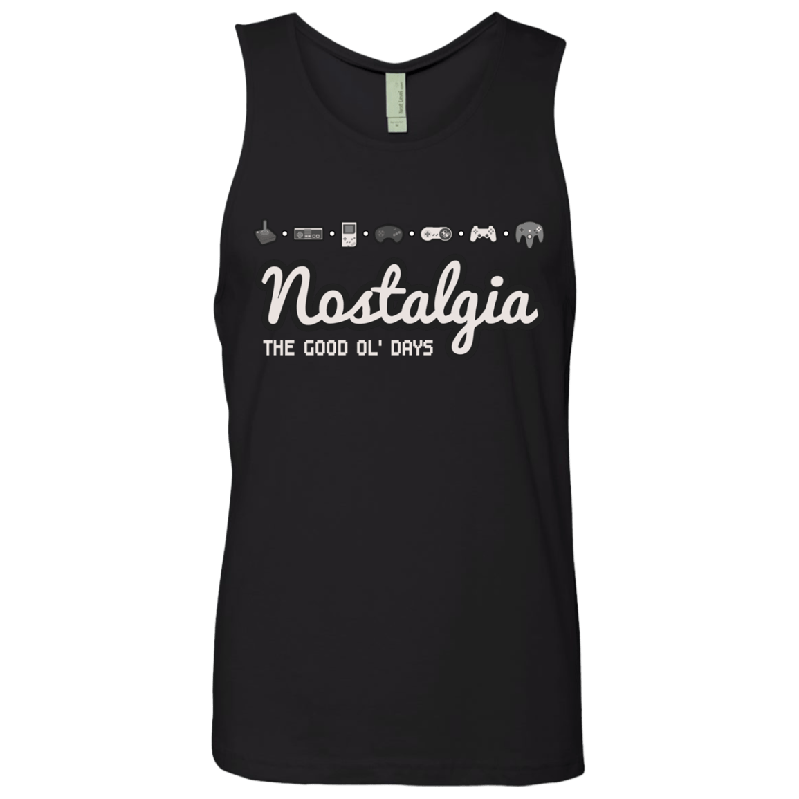 T-Shirts Black / Small Nostalgia Men's Premium Tank Top