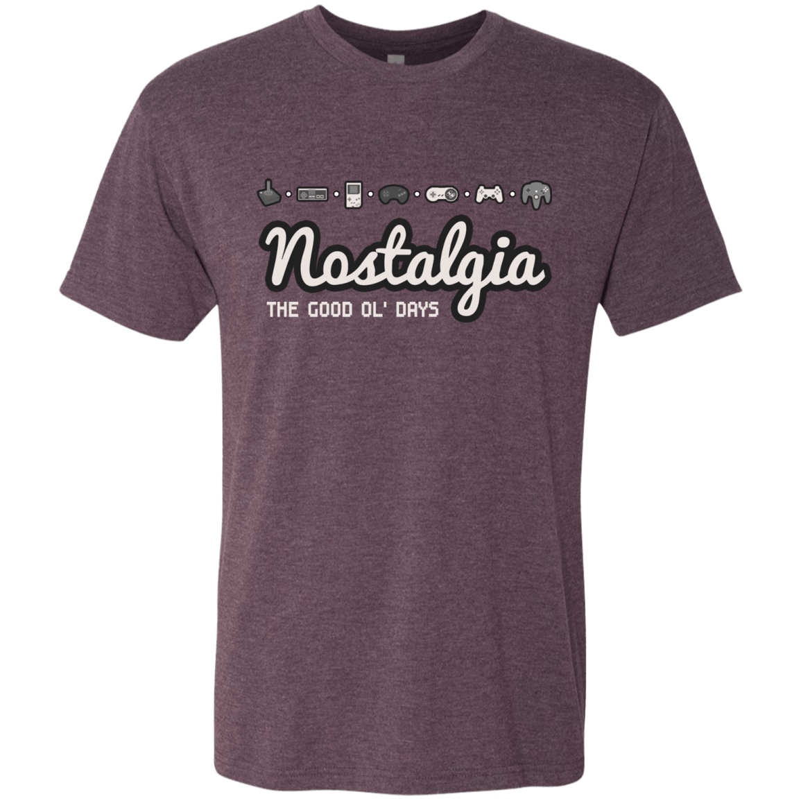 T-Shirts Vintage Purple / Small Nostalgia Men's Triblend T-Shirt
