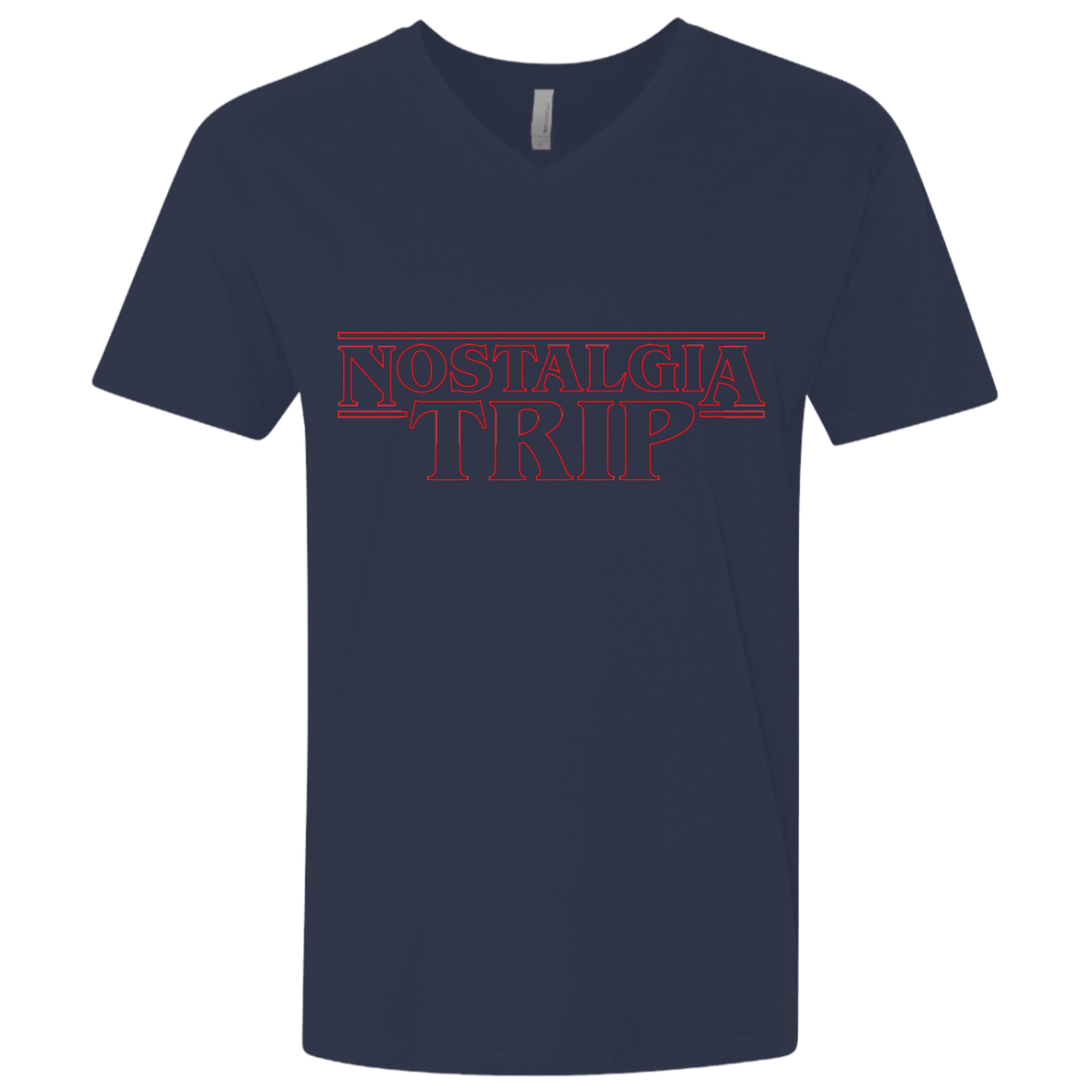 T-Shirts Midnight Navy / X-Small Nostalgia Trip Men's Premium V-Neck