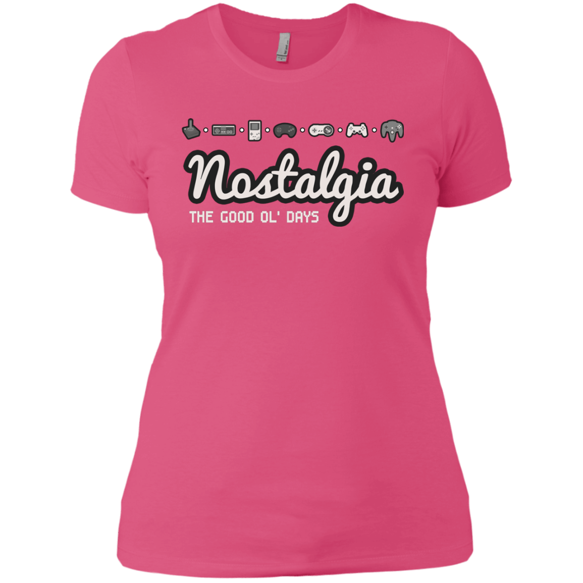 T-Shirts Hot Pink / X-Small Nostalgia Women's Premium T-Shirt