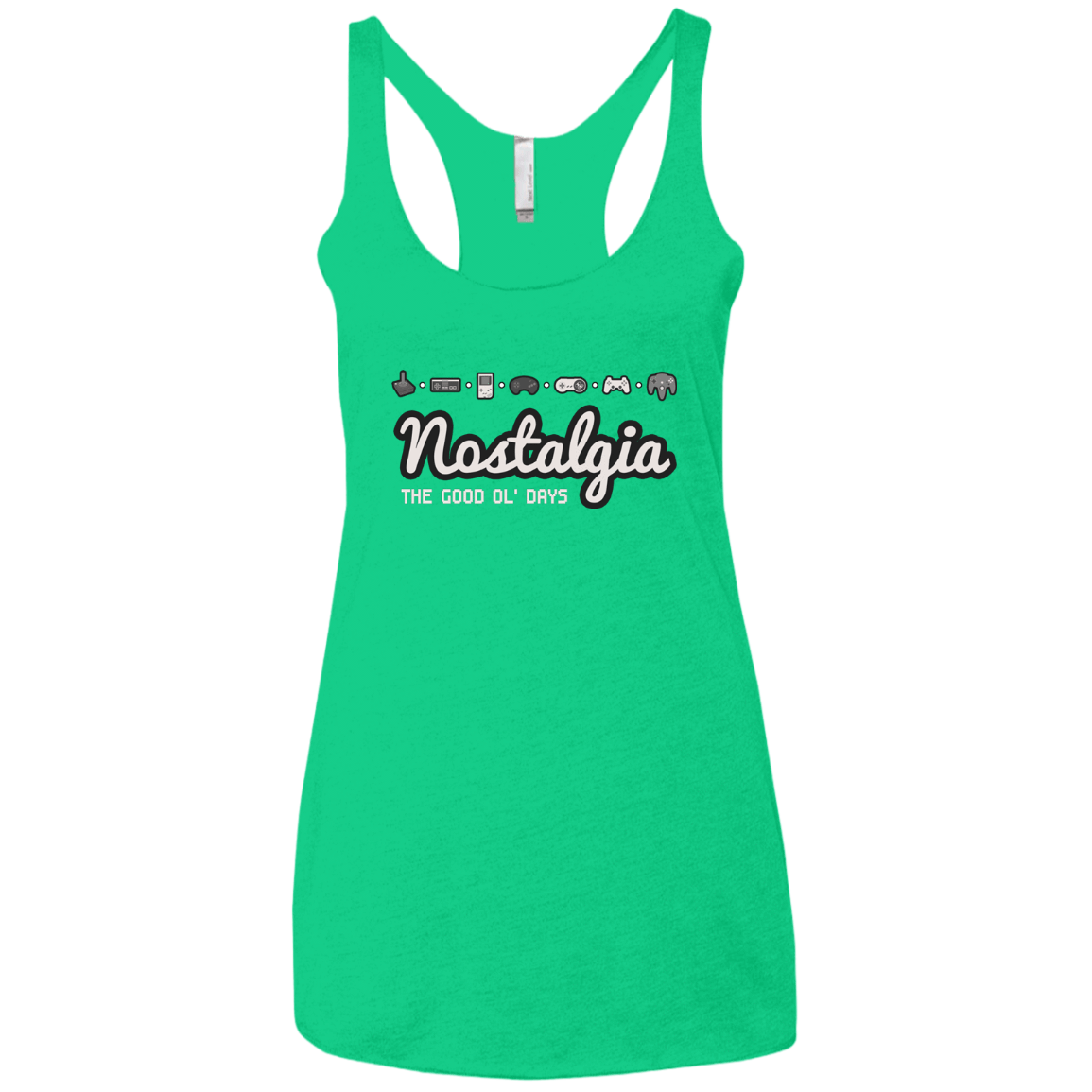 T-Shirts Envy / X-Small Nostalgia Women's Triblend Racerback Tank