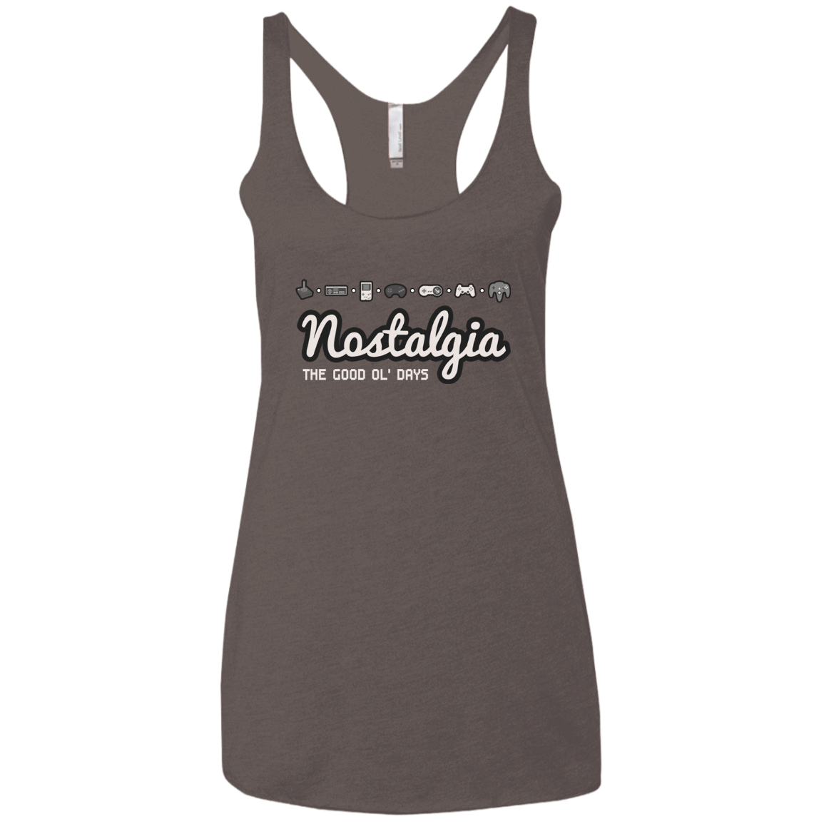 T-Shirts Macchiato / X-Small Nostalgia Women's Triblend Racerback Tank