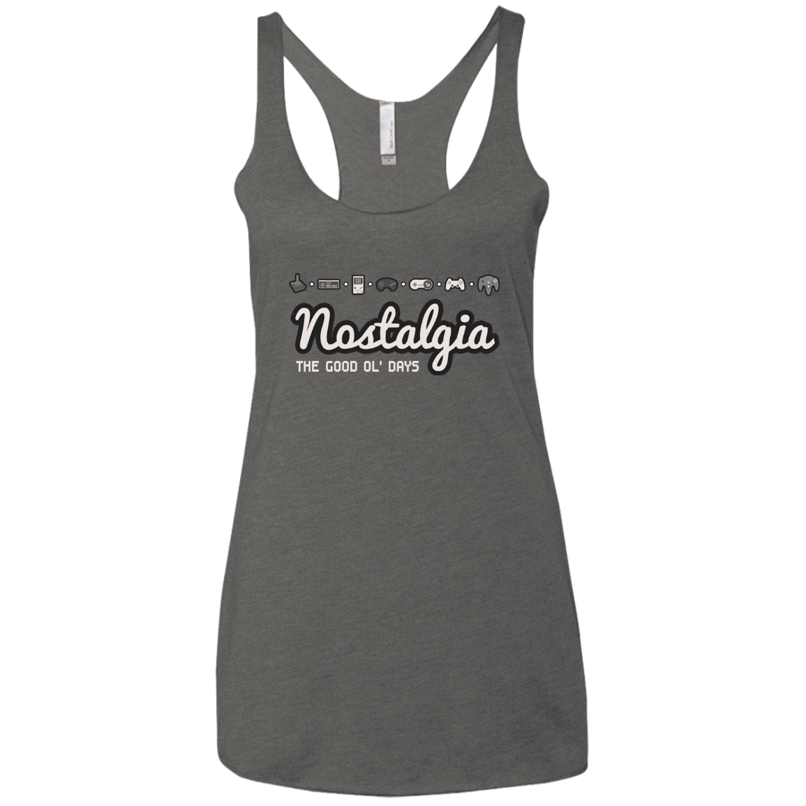 T-Shirts Premium Heather / X-Small Nostalgia Women's Triblend Racerback Tank