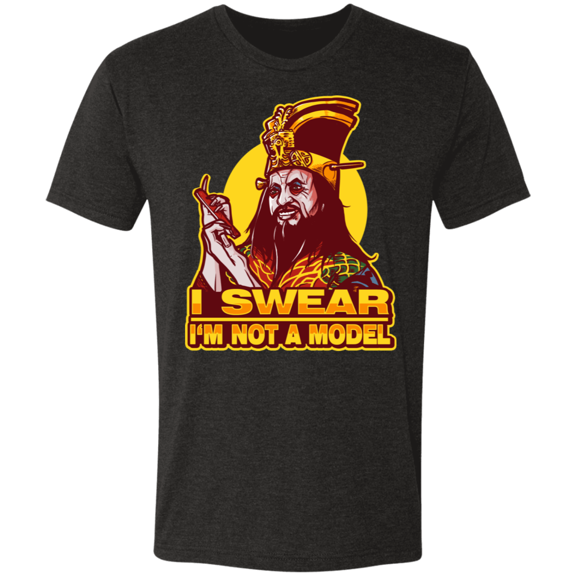 T-Shirts Vintage Black / S Not A Model Men's Triblend T-Shirt