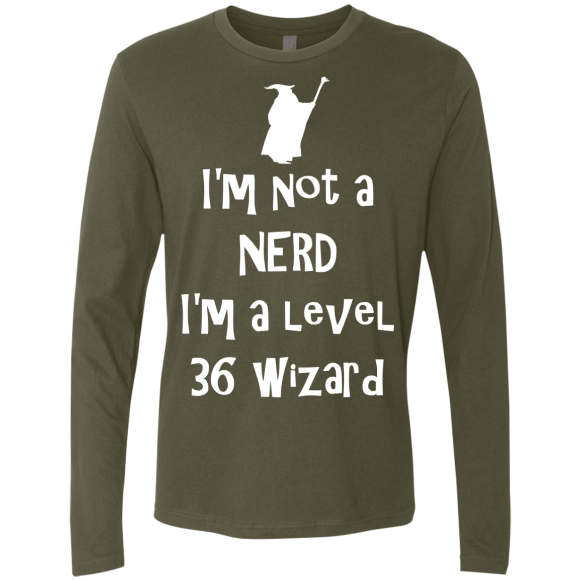 Not a Nerd Men's Premium Long Sleeve