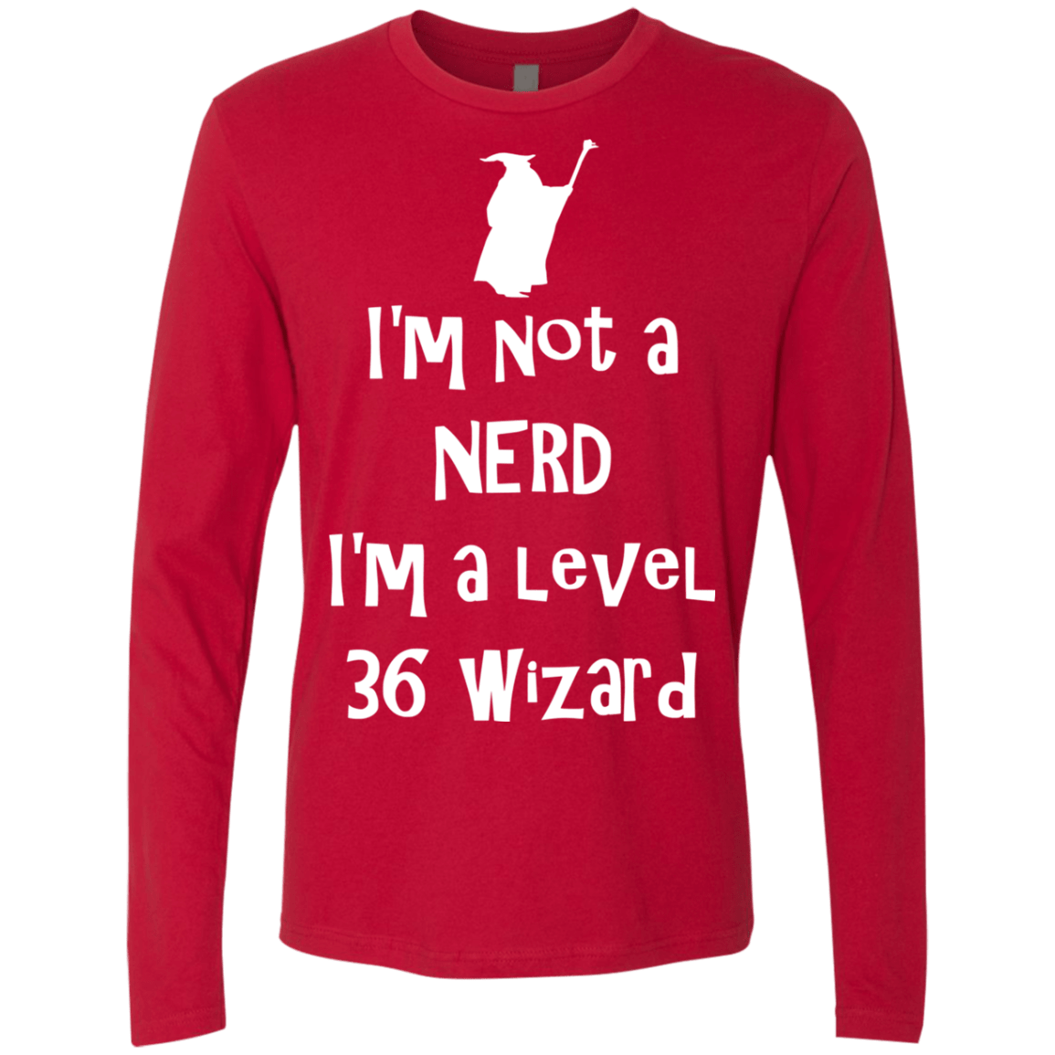 Not a Nerd Men's Premium Long Sleeve