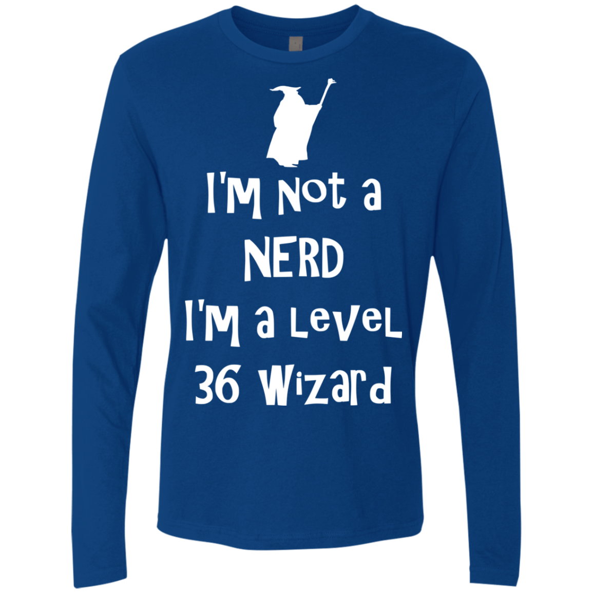 Not a Nerd Men's Premium Long Sleeve