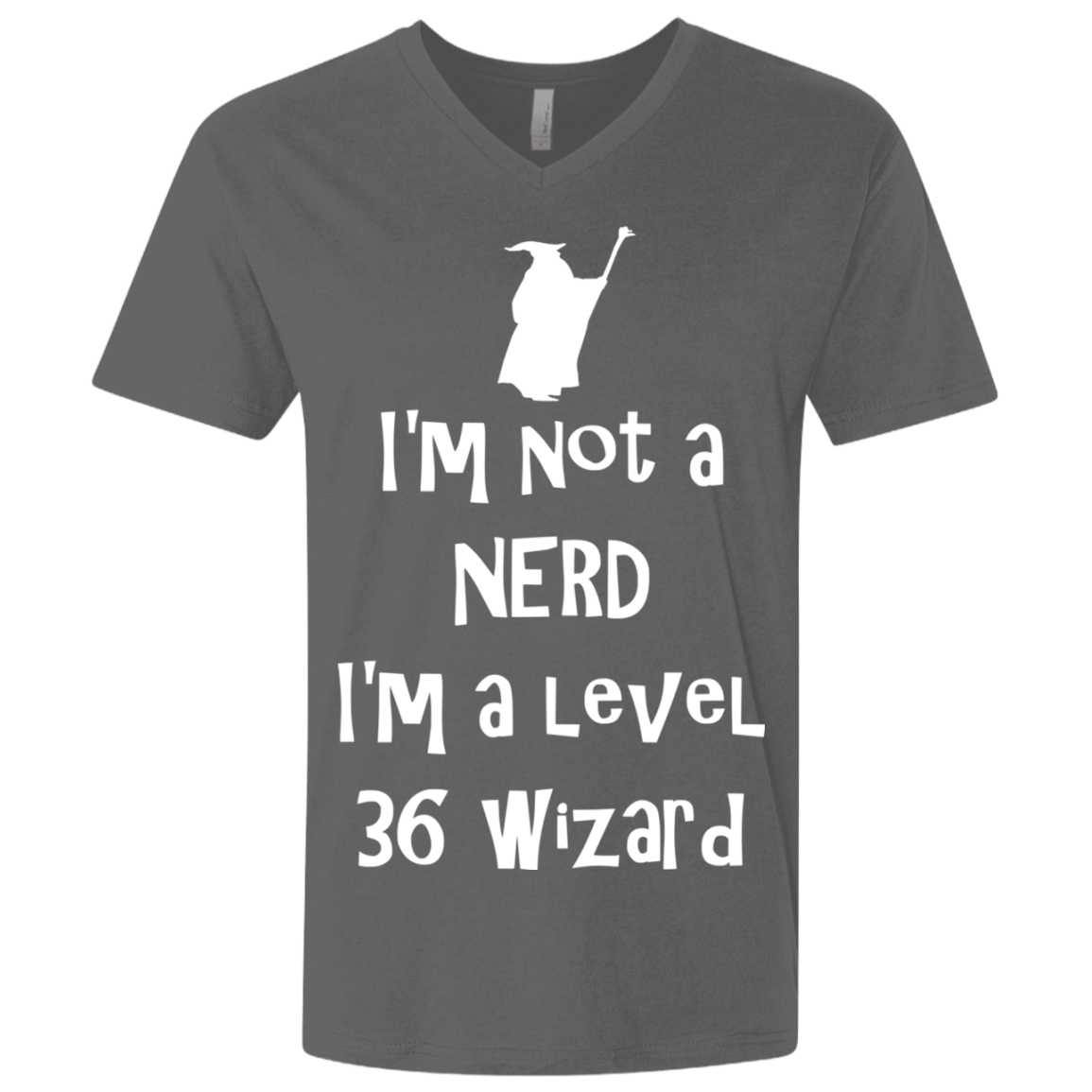 T-Shirts Heavy Metal / X-Small Not a Nerd Men's Premium V-Neck