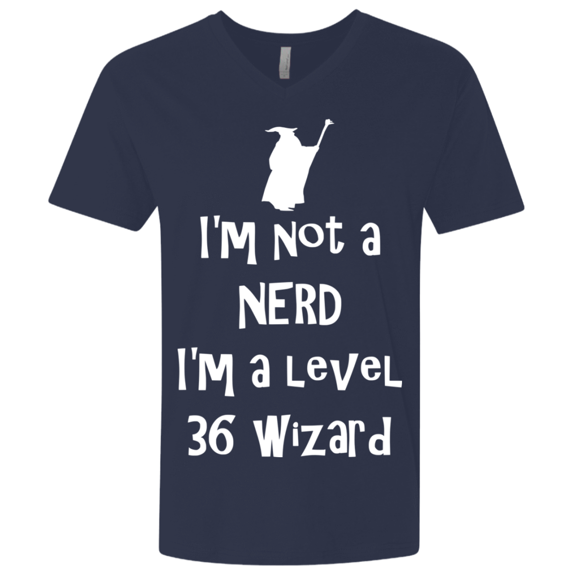 T-Shirts Midnight Navy / X-Small Not a Nerd Men's Premium V-Neck