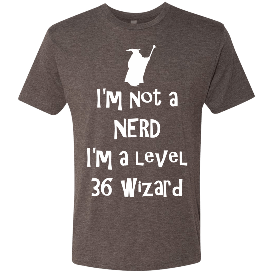 T-Shirts Macchiato / S Not a Nerd Men's Triblend T-Shirt