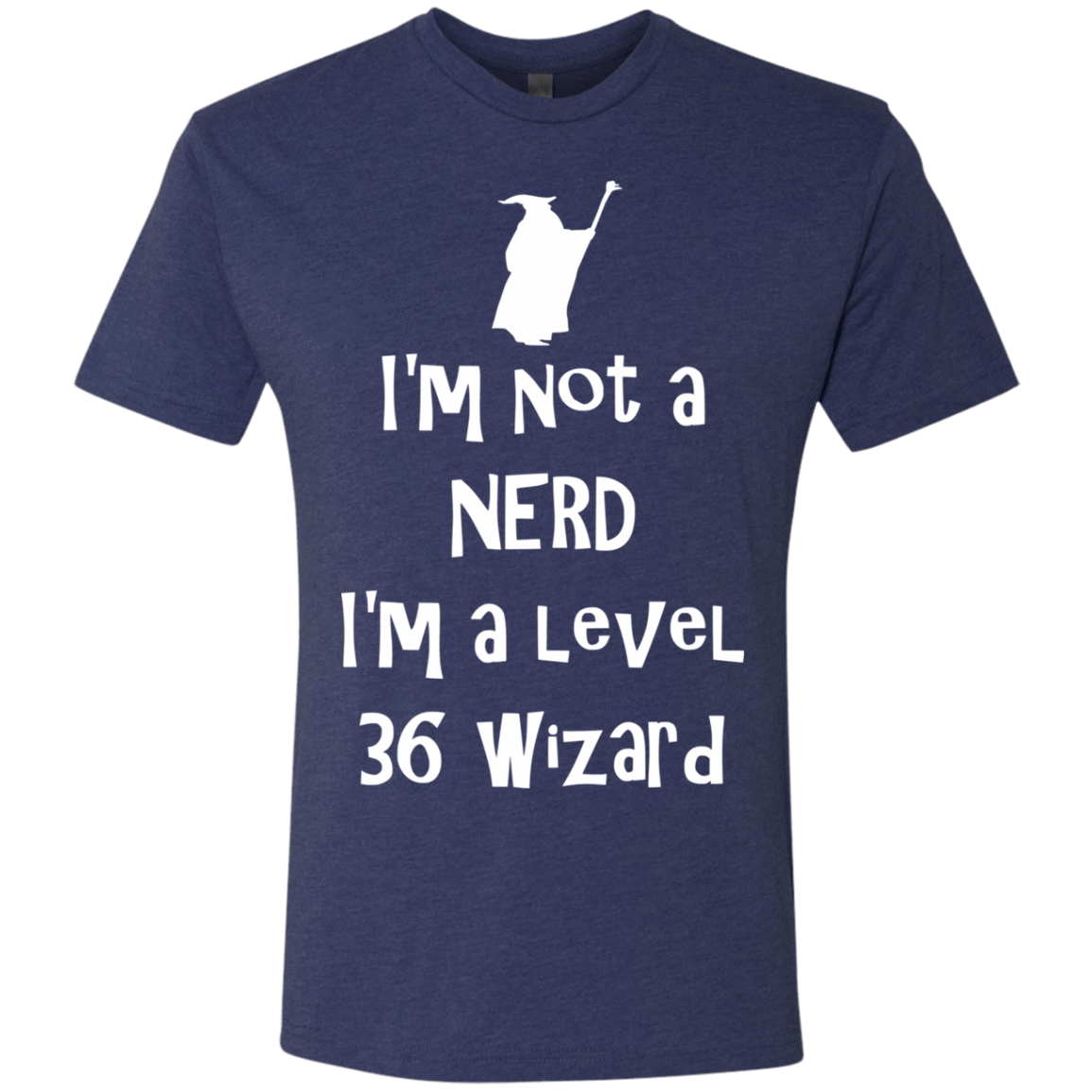 T-Shirts Vintage Navy / S Not a Nerd Men's Triblend T-Shirt