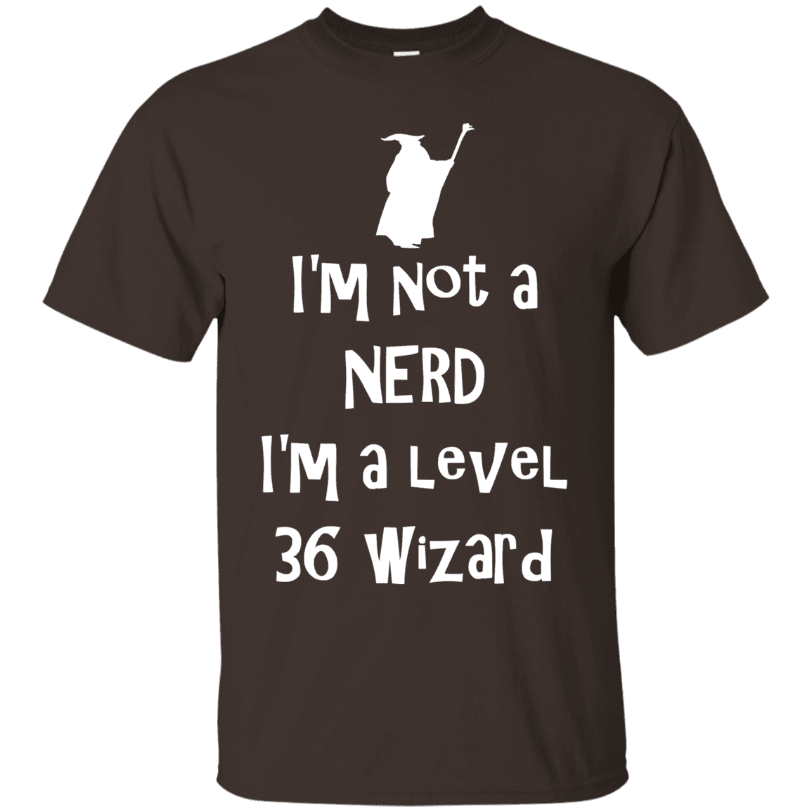 T-Shirts Dark Chocolate / S Not a Nerd T-Shirt