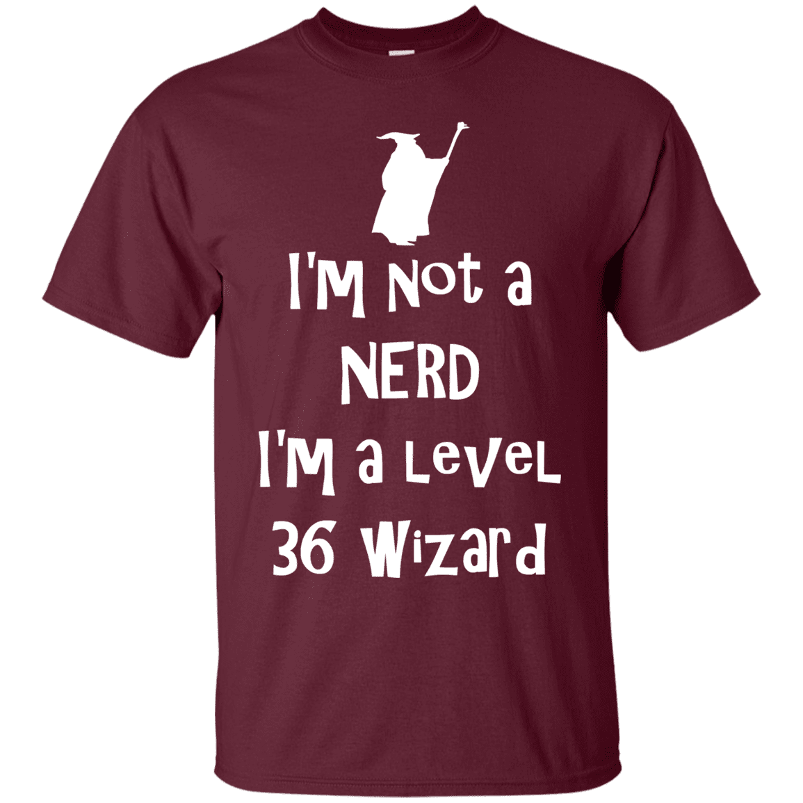T-Shirts Maroon / S Not a Nerd T-Shirt